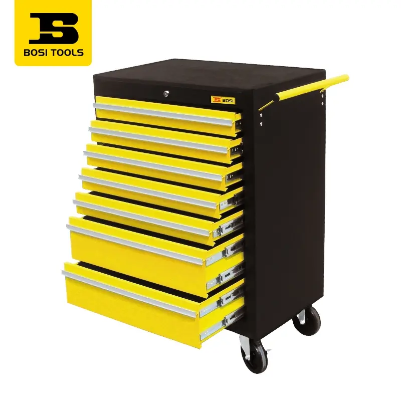 Septem Drawer Tool Cart